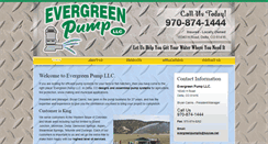 Desktop Screenshot of evergreenpump.com
